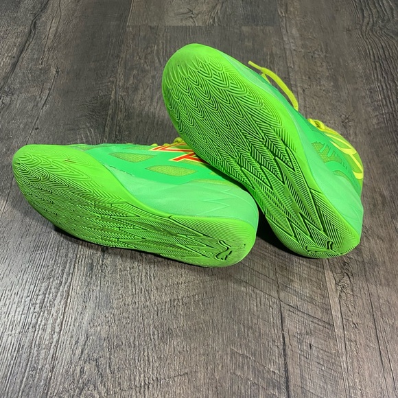 Puma MB.02 LaMelo Ball Nickelodeon Slime Boys Sneaker - Picture 7 of 7